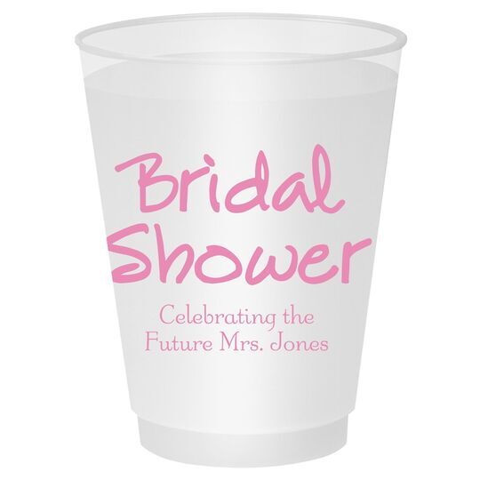 Studio Bridal Shower Shatterproof Cups